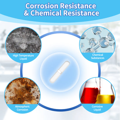 AYINLAB PTFE Magnetic Stir Bars Type-B 8pcs Mixed Set