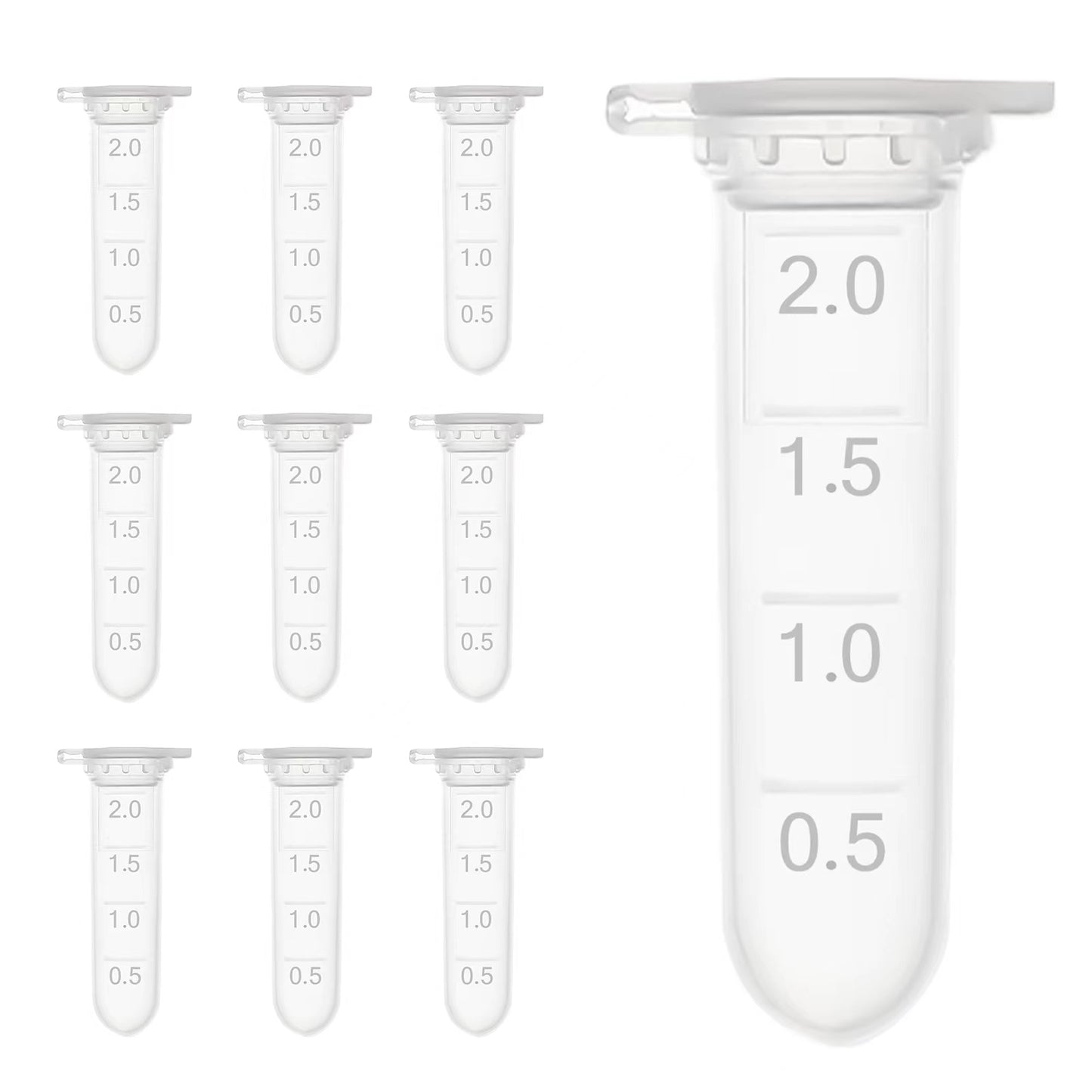 AYINLAB Polypropylene Microcentrifuge Tubes 2ml - 500pcs